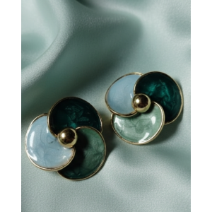 Ocean Bloom Enamel Studs