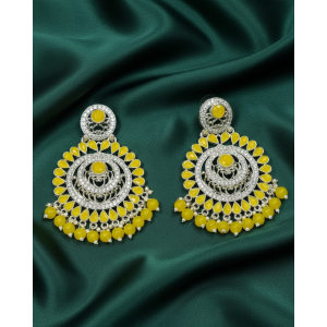 Sunlit Mustard Chandbalis