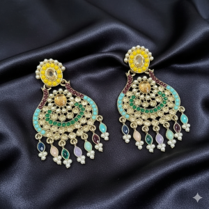 Navrang Heritage Statement Earrings