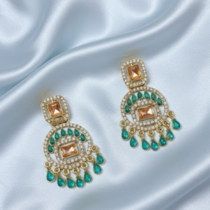 Emerald Dream Danglers