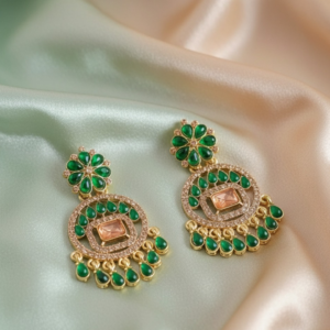 Emerald Dream Danglers