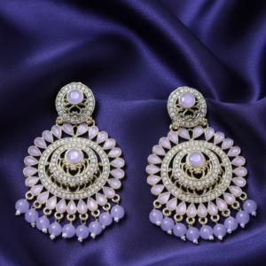Lilac Dream Chandbalis