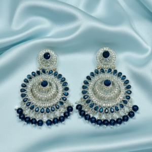 Midnight Blue Jhumkas