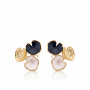 Midnight Shell Earrings