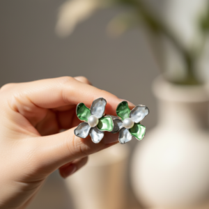 Pearlescent Floral Drops