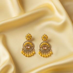 Sunlit Mango Jhumkas