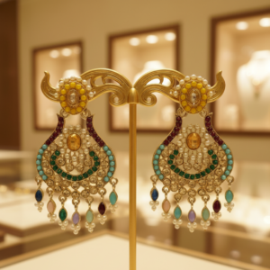 Vibrant Chand Earrings