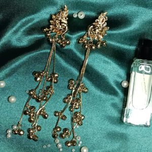 Golden Floral Tassel Drops