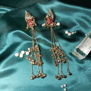 Ruby Tassel Drops